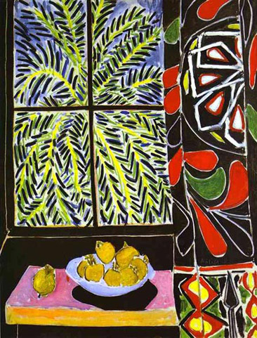 H. Matisse. Le rideau égyptien. 1949