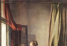 Ciné-journal Jan Vermeer, la liseuse à la fenêtre, 1657