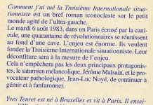 Comment j’ai tué la Troisième Internationale Situationniste – Partie 2