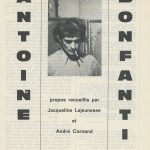 Entretien avec Antoine Bonfanti